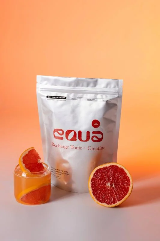 EQUA elektrolitų gėrimas su kreatinu, greipfrutų skonio, 132 g, N20 po 6,6 g