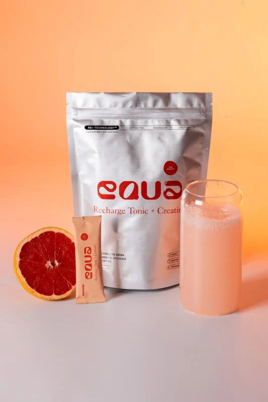 EQUA elektrolitų gėrimas su kreatinu, greipfrutų skonio, 132 g, N20 po 6,6 g