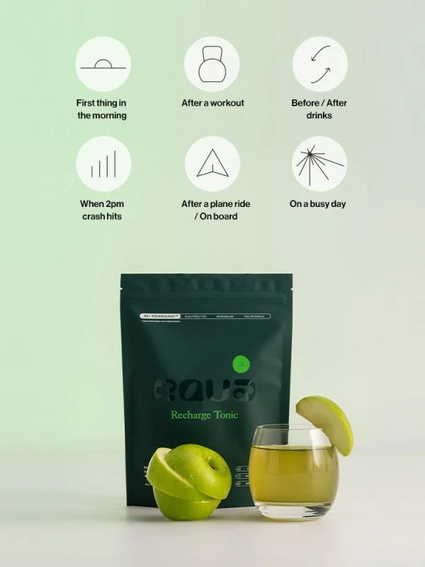 EQUA elektrolitų gėrimas rugščiųjų obuolių skonio, N20, 104 g.