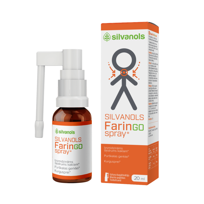 FARINGOSPRAY SILVANOLS THROAT SPRAY 20 ML N1 (SILVANOLS)