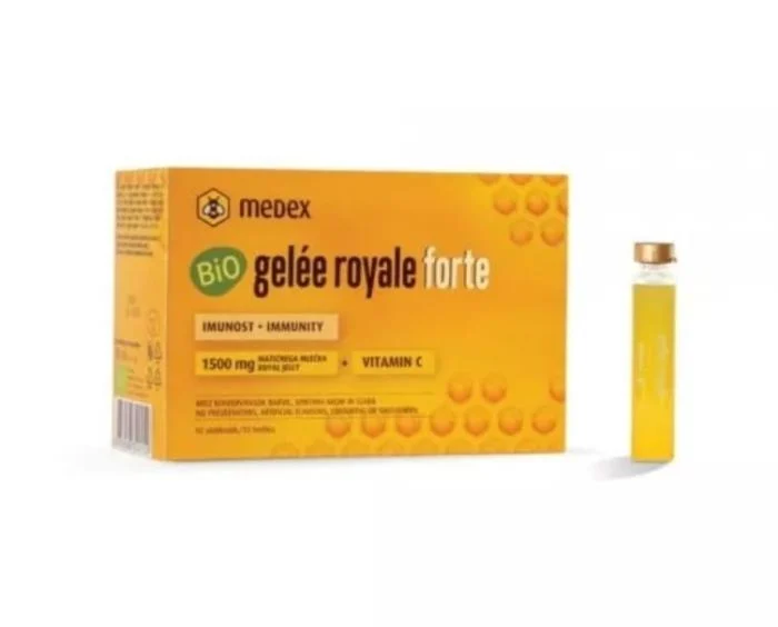 MEDEX maisto papildas BIO GELEE ROYALE FORTE, N10 x 9 ml
