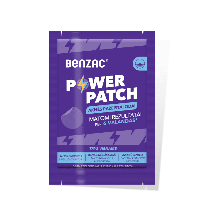 BENZACARE Power Patch Fast Fix pleistrai kylantiems spuogams, N36