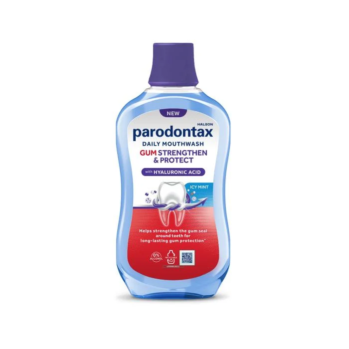 Parodontax Gum Strengthen and Protect mouthwash Icy Mint, 500 ml
