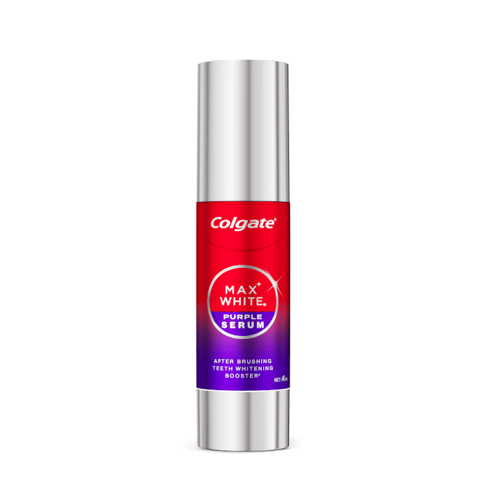 COLGATE balinamasis serumas Max White Purple Serum, 40 ml