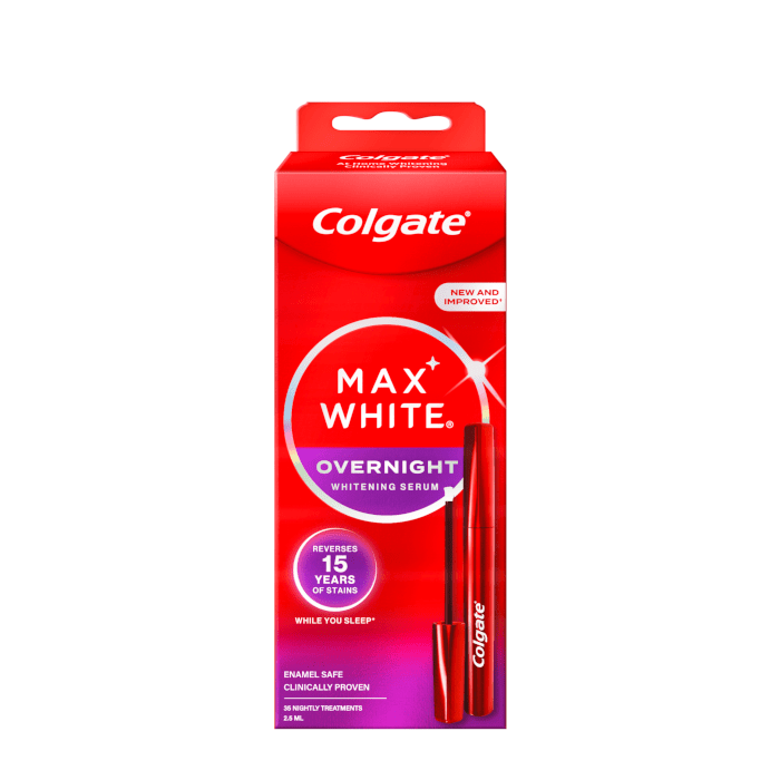 COLGATE balinamasis serumas Overnight Whitening Serum