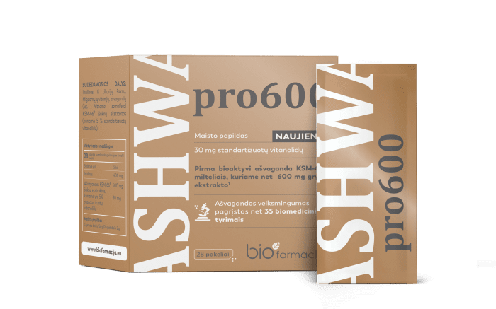 BIOFARMACIJA ASHWA PRO 600mg, N28