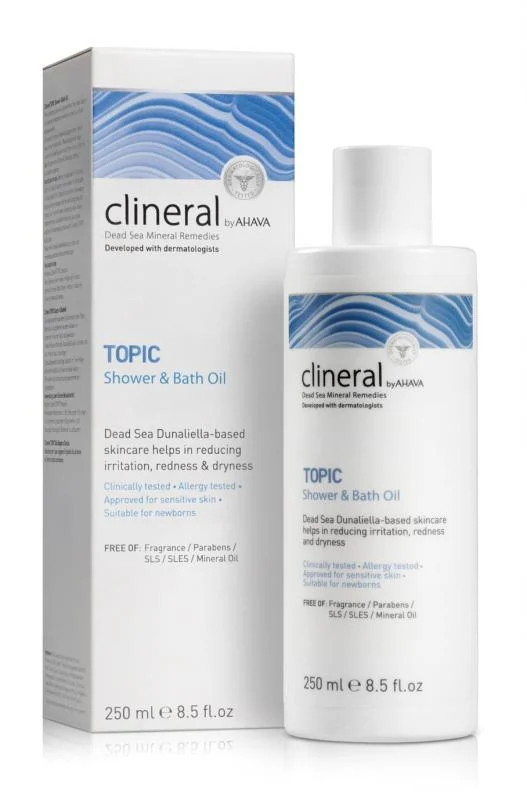 CLINERAL by AHAVA TOPIC dušo ir vonios aliejus, 250 ml