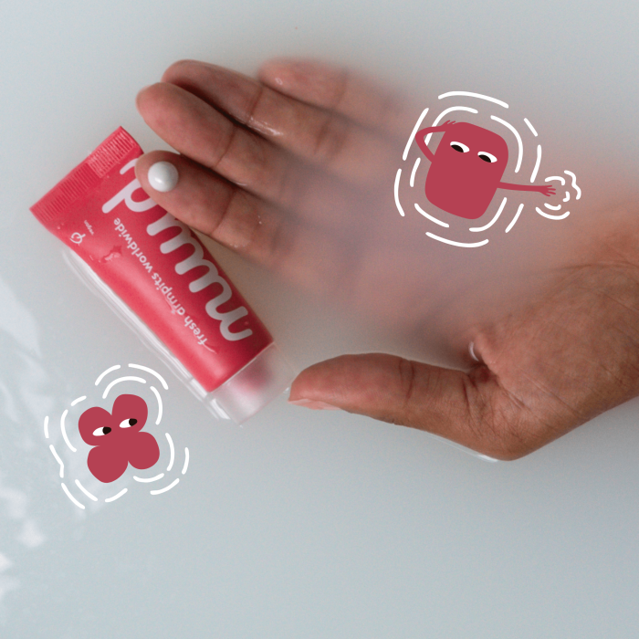 Nuud, Starter Pack Red | New Cream dezodorantas, 15 ml