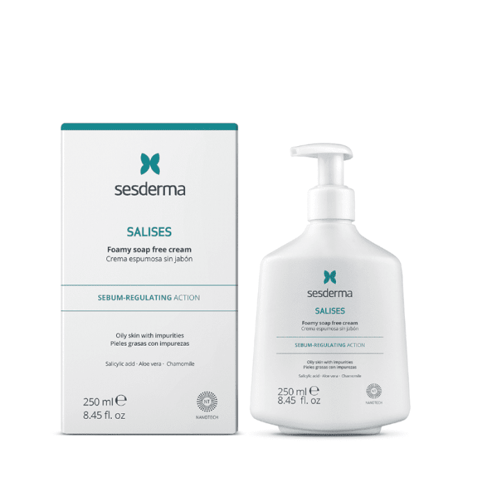 SESDERMA SALISES bemuilis putojantis prausiklis, 250 ml