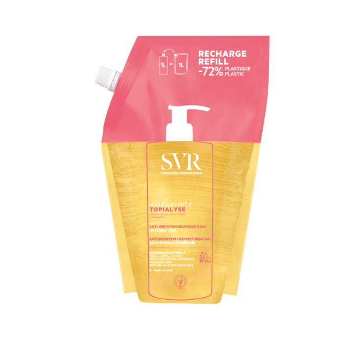 SVR TOPIALYSE HUILE LAVANTE REFILL aliejinis kūno prausiklis sausai ir atopinei odai PAPILDYMAS, 1 L