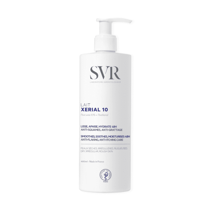 SVR XERIAL 10 LAIT kūno pienelis su 10% šlapalo, 400 ml