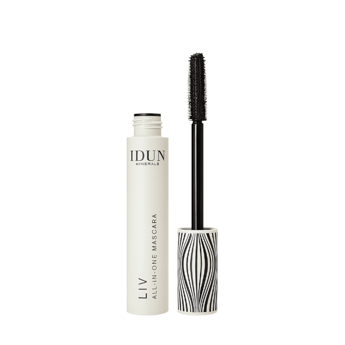 IDUN Minerals apimties suteikiantis ilginantis ir riečiantis  blakstienų tušas All in One LIV Nr. 5014, 12 ml