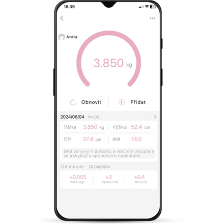 ETA MIMI kūdikių svarstyklės ETA730690000, 20 kg 