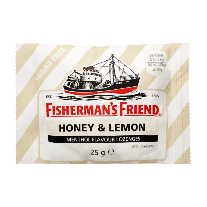 FISHERMANS FRIEND pastilės (medaus, citrinų sk.), 25 g