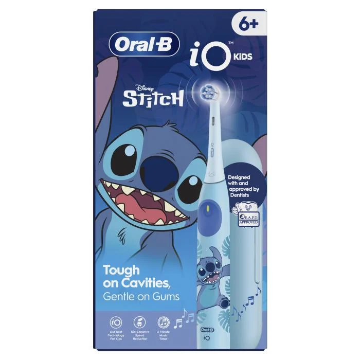 Elektrinis dantų šepetėlis ORAL-B iO Kids (6+Y) Stitch + kelioninis dėklas
