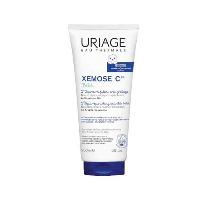 URIAGE, BABY XEMOSE C8+ aliejinis balzamas, 200 ml