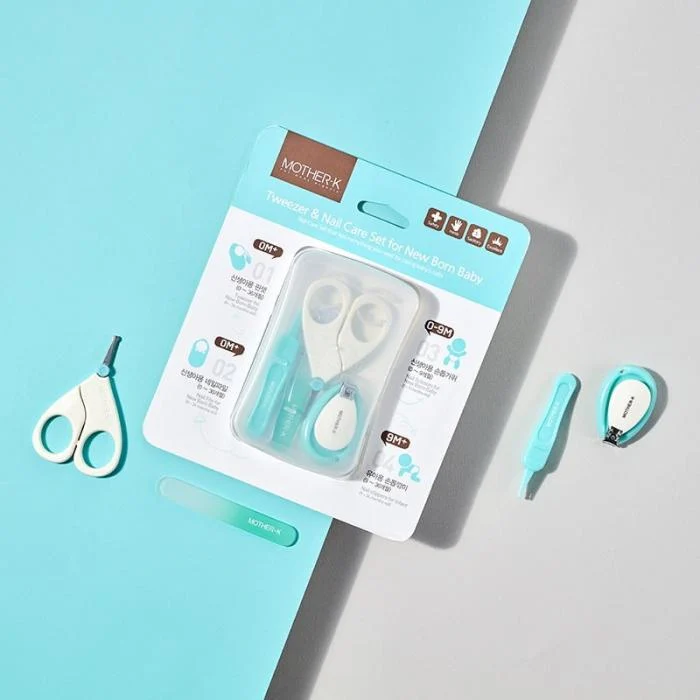MOTHER-K 4-ių dalių vaikų nagų priežiūros rinkinys (nuo 0 mėn.)