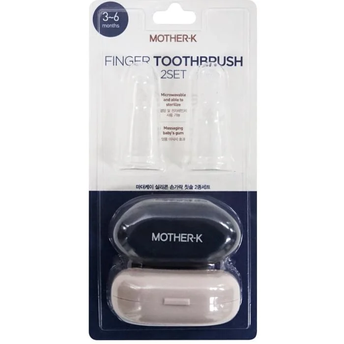 Mother-K silikoninis dantų šepetėlis - masažuoklis