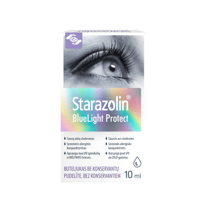 STARAZOLIN BlueLight Protect akių lašai, 10 ml