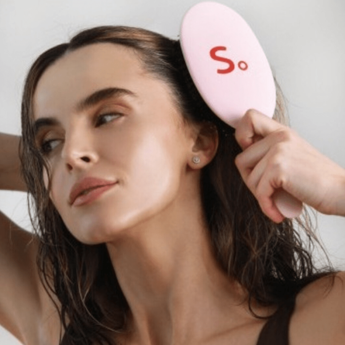 SKINLOVERS plaukų šepetys su dvigubais šereliais