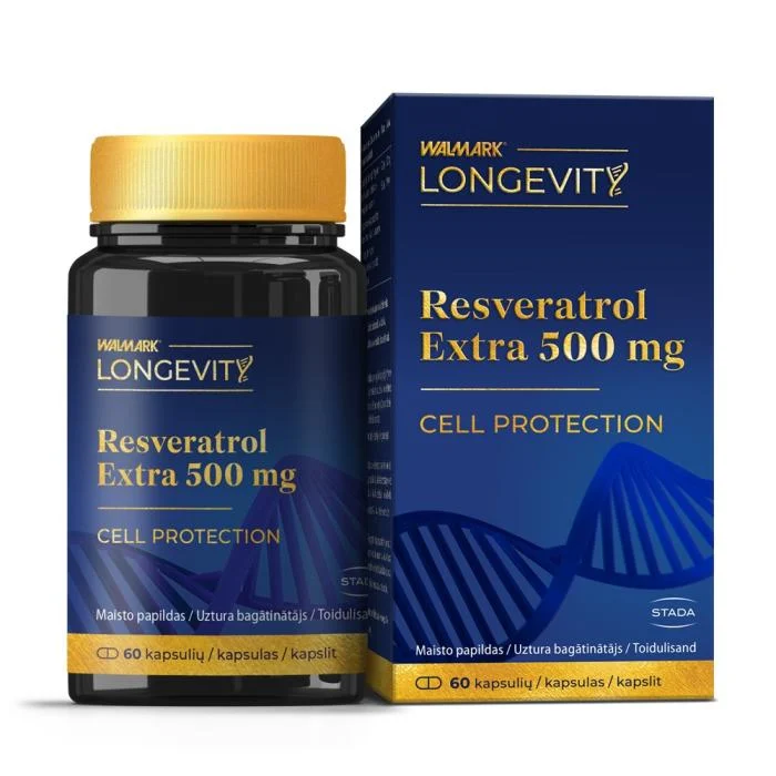 WALMARK LONGEVIT Resveratrol Extra 500 mg, N60
