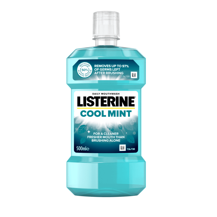 LISTERINE burnos skalavimo skystis COOL MINT, 500 ml