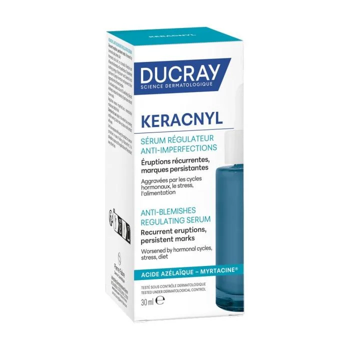 DUCRAY KERACNYL serumas odos nelygumams reguliuoti, 30 ml