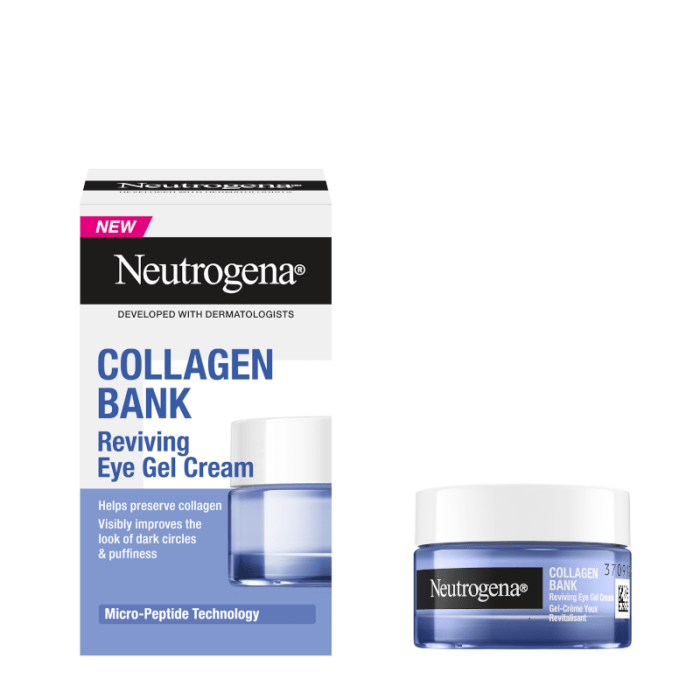 NEUTROGENA Collagen Bank paakių gelinis kremas, 15 ml
