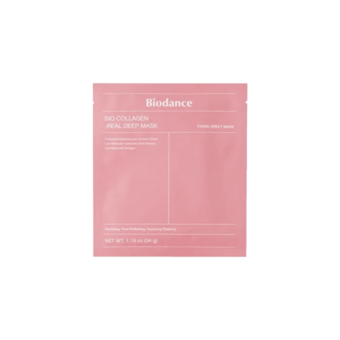 BIODANCE Bio-Collagen Real Deep hidrogelio veido kaukė su kolagenu, N1, 34 g
