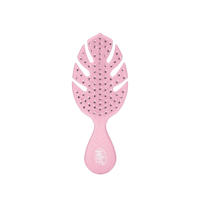 WETBRUSH Go Green Mini Detangler Pink plaukų šepetys