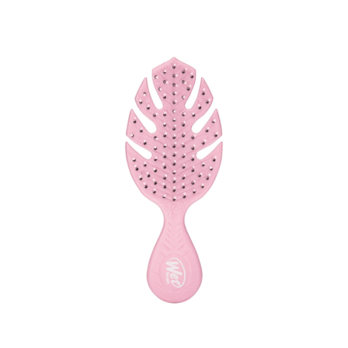 WETBRUSH Go Green Mini Detangler Pink plaukų šepetys