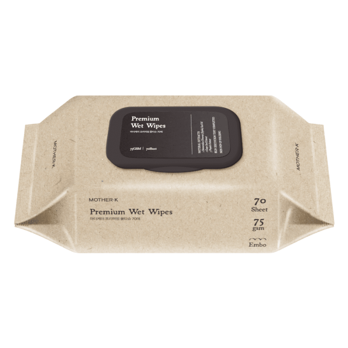 MOTHER-K Premium drėgnos servetėlės, N70