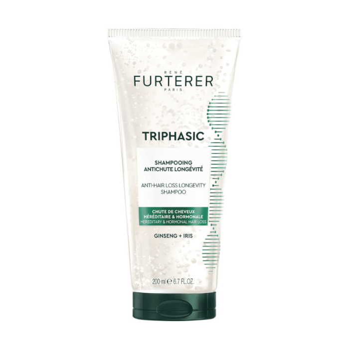 RENE FURTERER Triphasic Longevity šampūnas slenkantiems plaukams, 200 ml