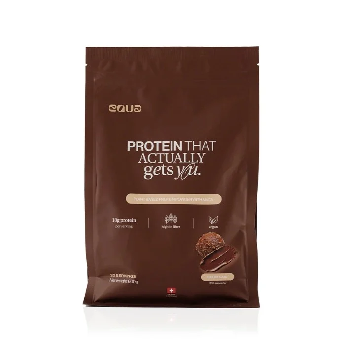 EQUA veganiškų baltymų mišinys šokolado skonio, 600 g