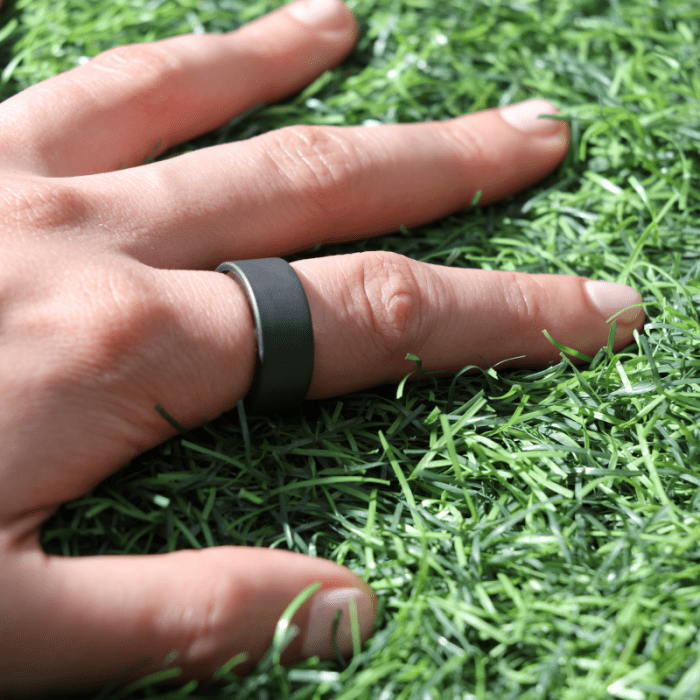 ULTRAHUMAN Ring Air, Matinės pilkos spalvos, Dydis 6