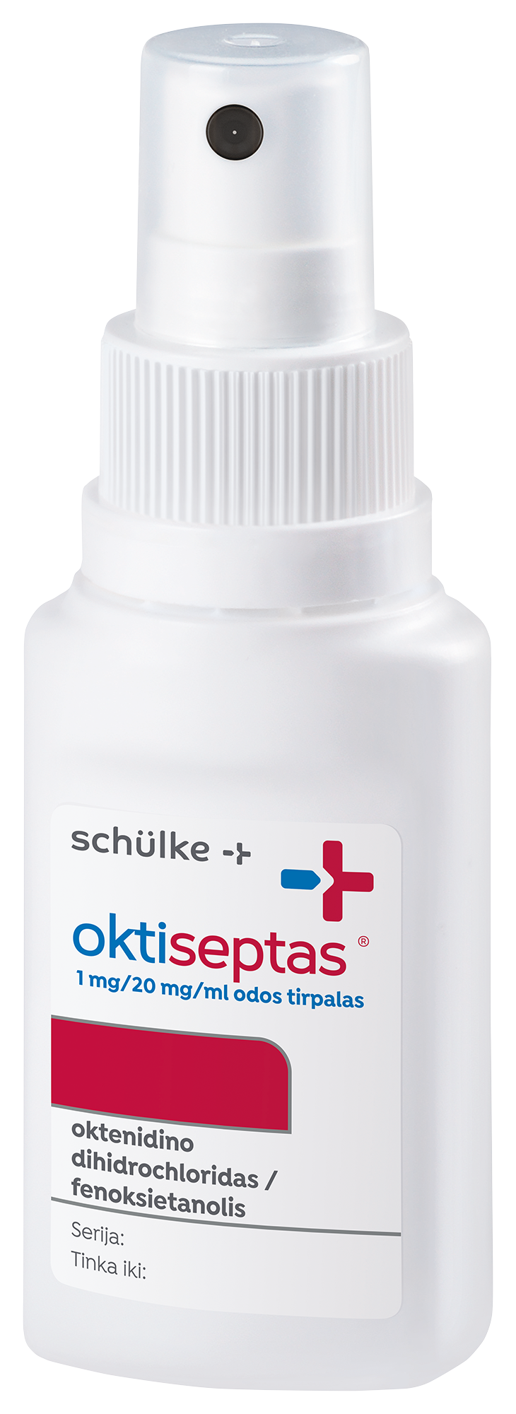 OKTISEPTAS 1 mg/20 mg/ml odos tirpalas 50 ml
