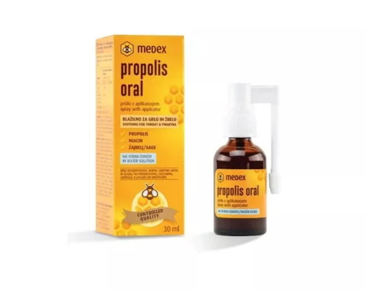 MEDEX maisto papildas PROPOLIS ORAL, 30 ml