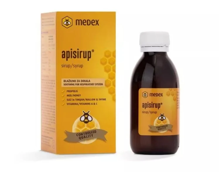 MEDEX maisto papildas sirupas APISIRUP, 140 ml
