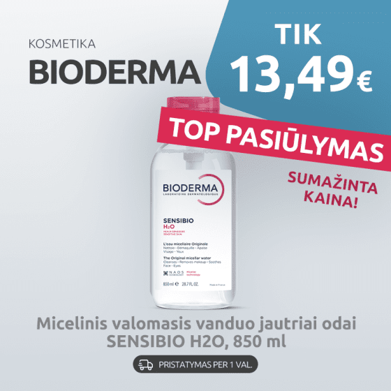 BIODERMA SENSIBIO H2O sumažinta kaina