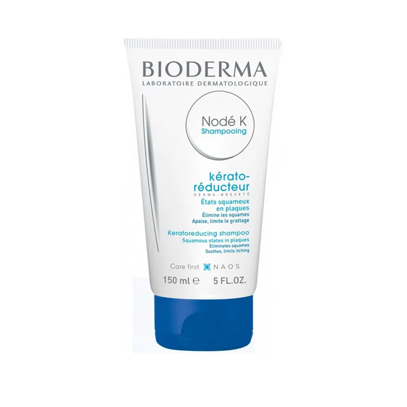BIODERMA keratolitinis šampūnas nuo stipraus pleiskanojimo ir niežėjimo NODE K Shampooing, 150 ml