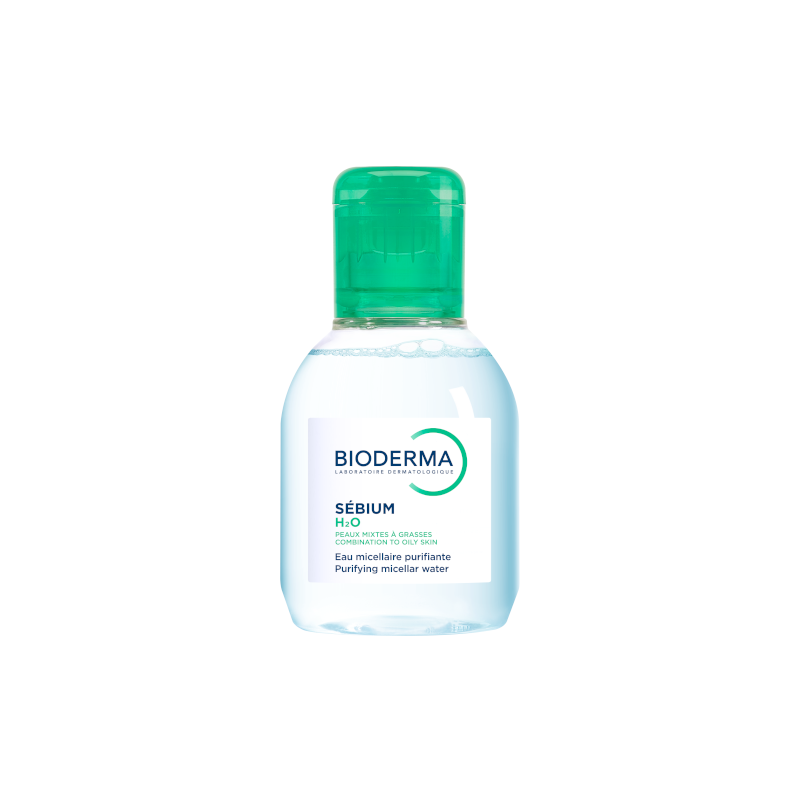 BIODERMA micelinis valomasis vanduo mišriai, riebiai odai SEBIUM H2O, 100 ml