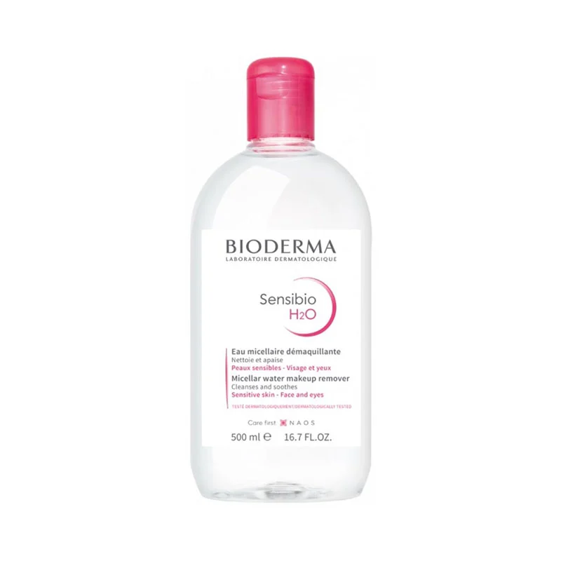 BIODERMA originalus micelinis valomasis vanduo jautriai odai SENSIBIO H2O, 500 ml