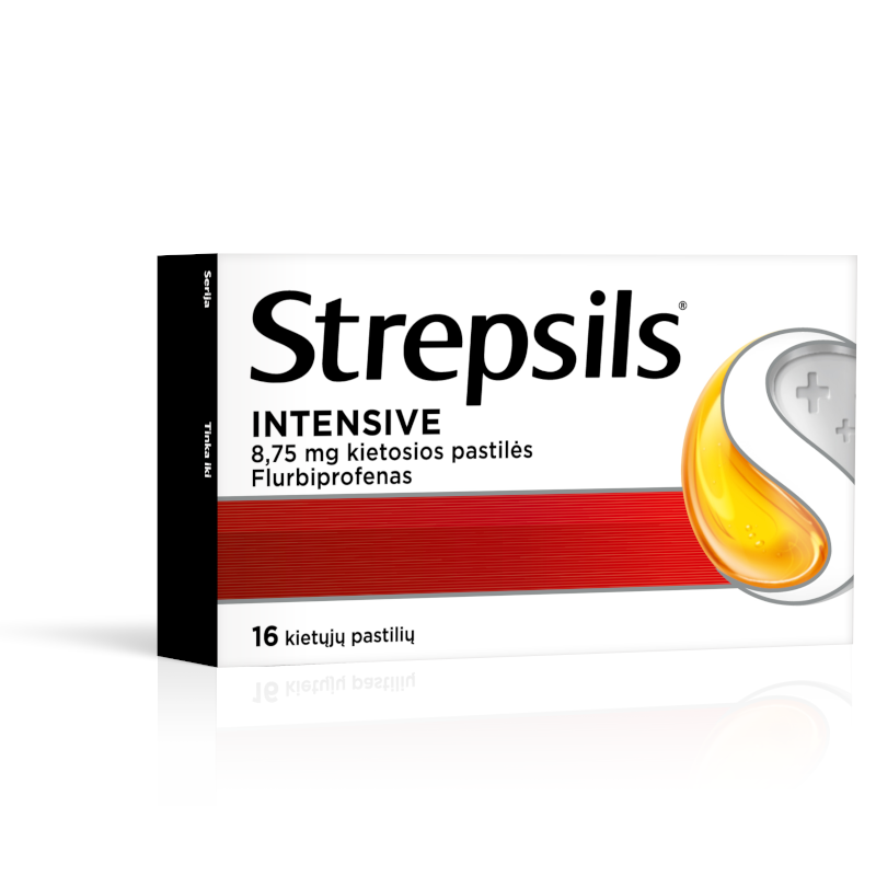 Strepsils Intensive 8,75 mg kietosios pastilės N16