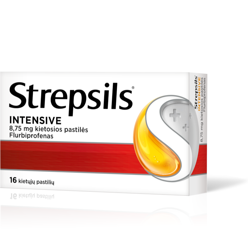 Strepsils Intensive 8,75 mg kietosios pastilės N16