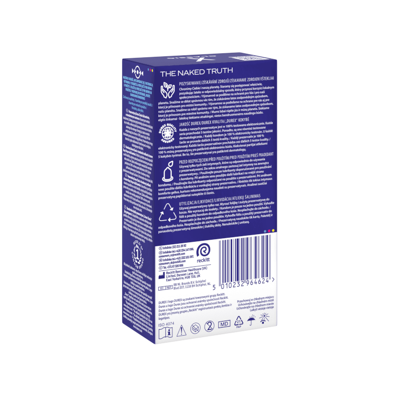 DUREX CLASSIC prezervatyvai, 12 vnt.