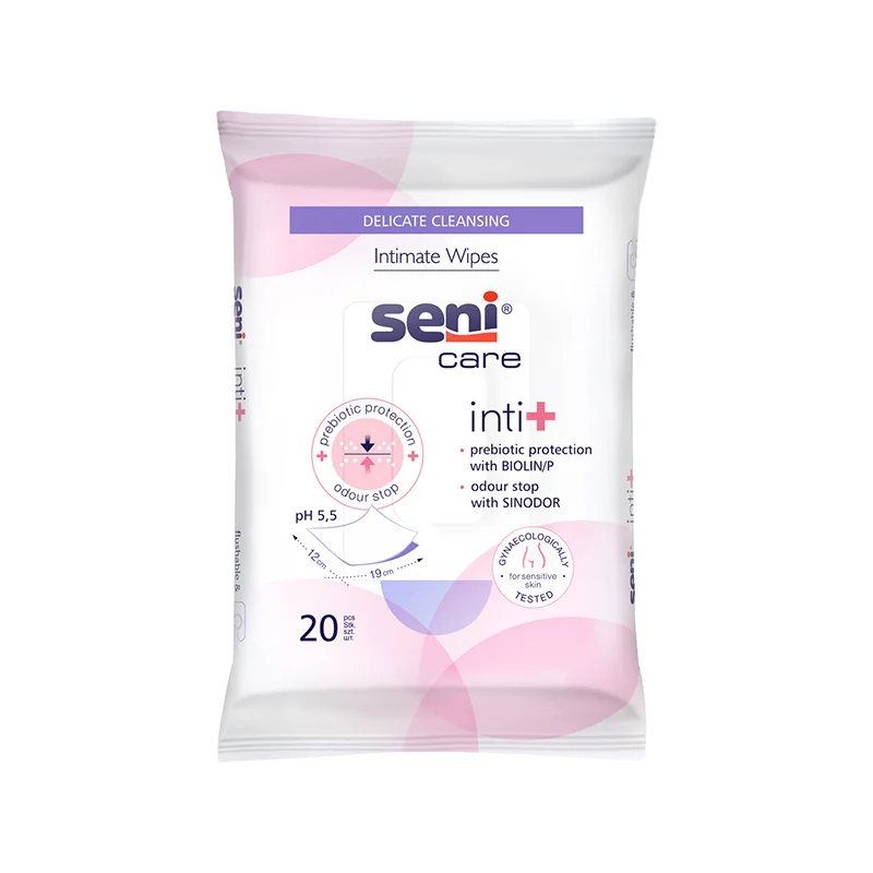 SENI Care Inti+ drėgnos servetėlės N20