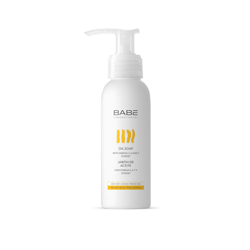 BABĒ aliejinis kūno prausiklis BODY su Omega 3, 6 ir 9 riebiosiomis rūgštimis, 100 ml