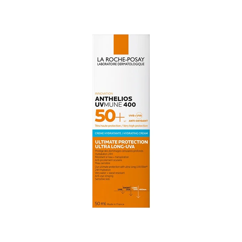 LA ROCHE POSAY apsauginis veido kremas ANTHELIOS UVMUNE 400, SPF50+, 50 ml