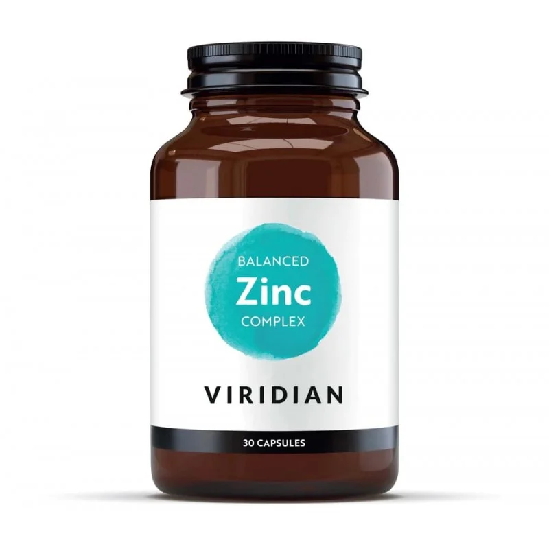 VIRIDIAN kapsulės BALANCED ZINC COMPLEX N30