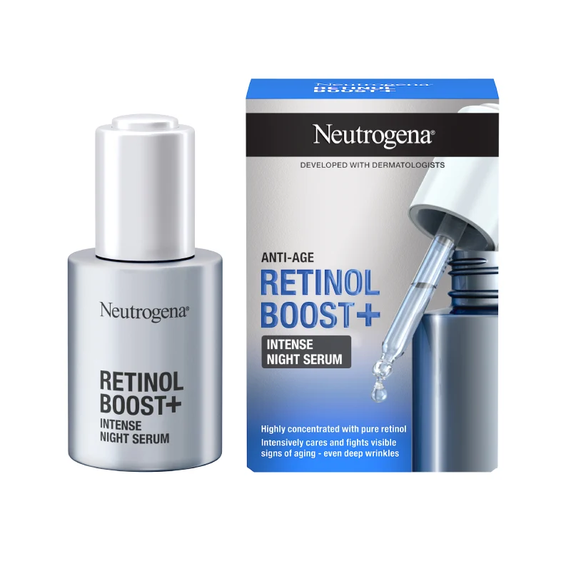NEUTROGENA Retinol Boost+ Intensyvus naktinis serumas, 30ml